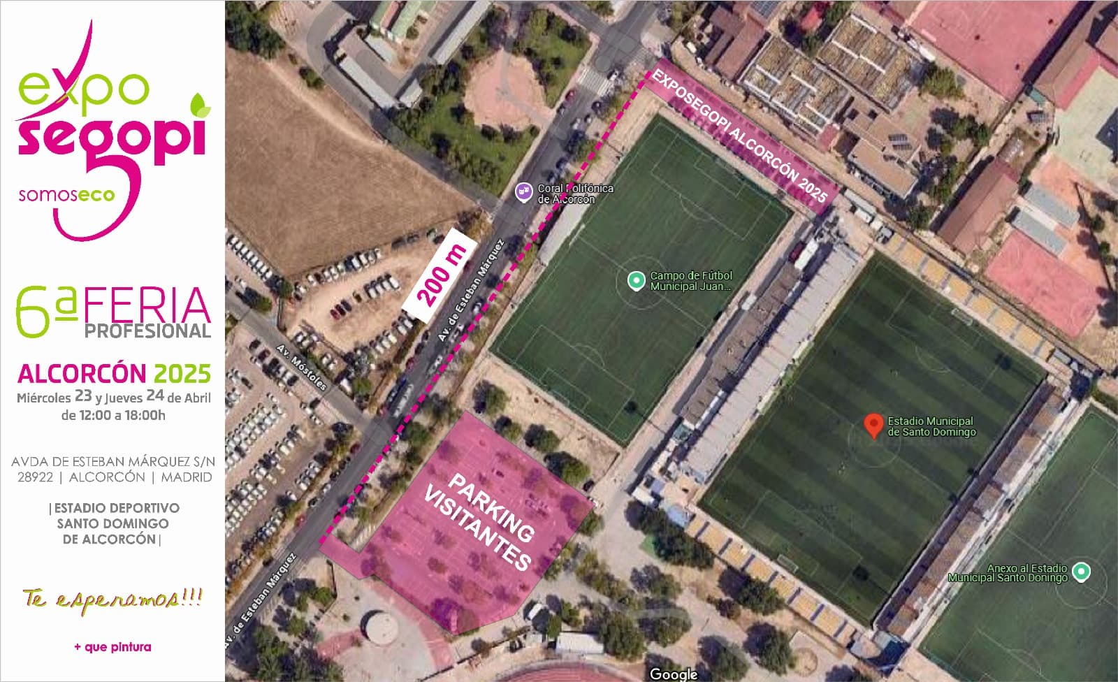 Ubicacion: Estadio Municipal de Santo Domingo